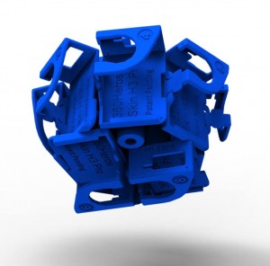 Rendered model of the H3PRo10HD - Bottom View