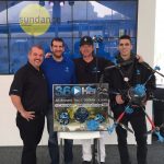 The 360Heros team showcasing 360 video technology at last year's Sundance Film Festival.