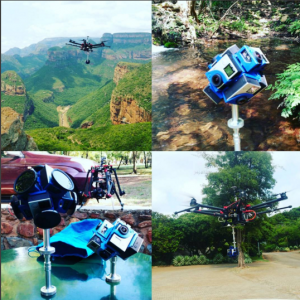 Chris du Plessis uses various 360Heros rigs to capture his VR content.